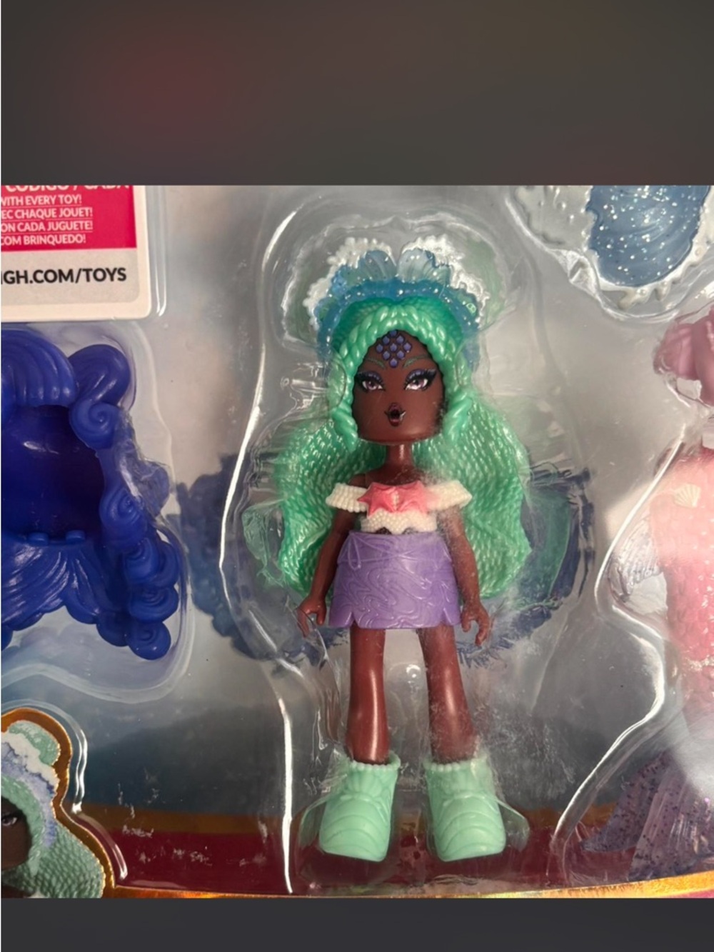 Royal high Water Mermaid Doll - Green Hair, Purple Outfit w codes - Picture 6 of 7